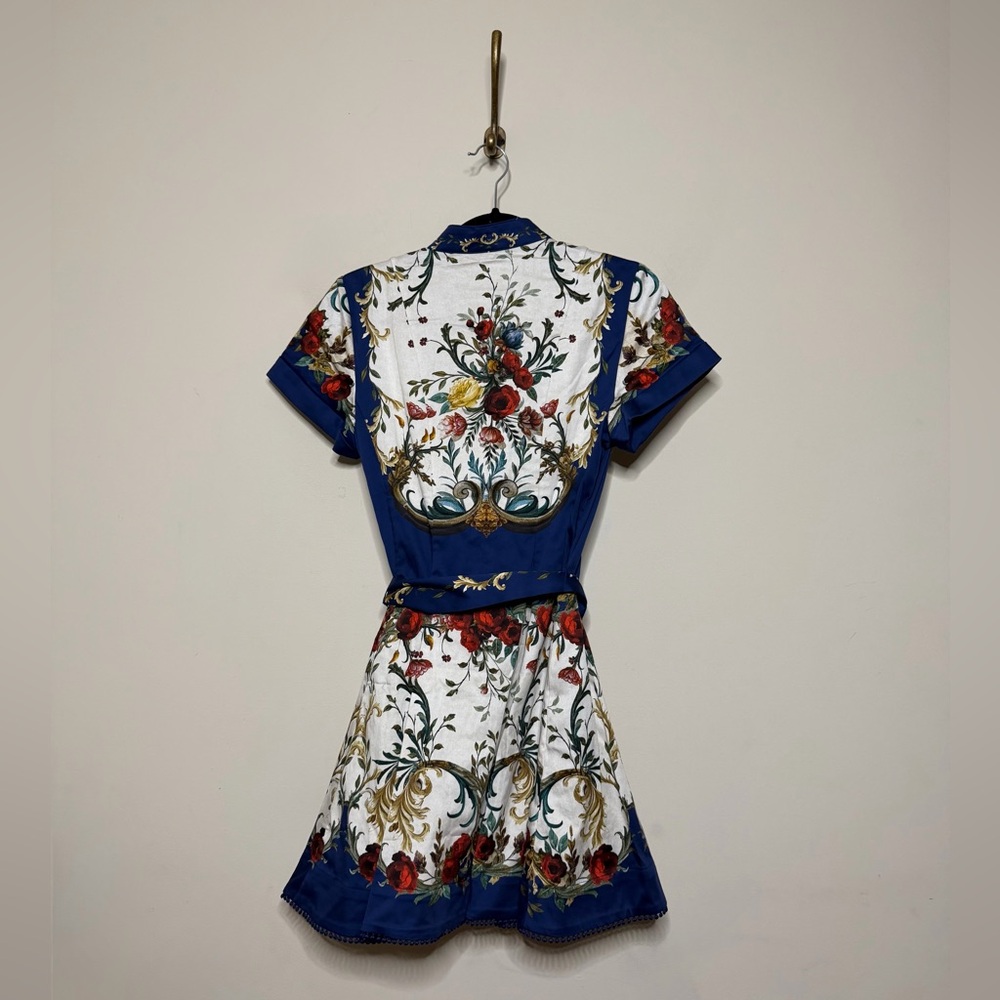 Alice + Olivia Lucy Mini Shirt Dress - Picture 9 of 9